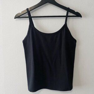 NWT Everlane The Supima Form Spaghetti Strap Cami Black